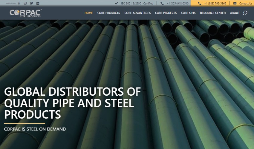 Corpac Steel Case Study - Cloudfy B2B eCommerce Software Implementation