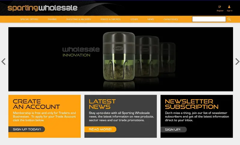 Sporting Wholesale's Cloudfy-Powered B2B Ecommerce Platform